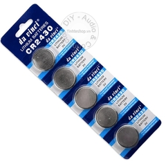 Pin lithium CR2430 Pin điều khiển từ xa 2430 1 vỉ 5 viên - Lithium battery CR2430 DL2430 BR2430