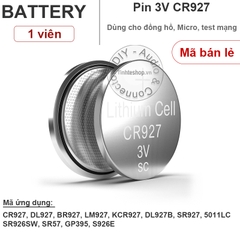 Pin CR927 E395 L926 Davinci 1 vỉ 5 viên - Lithium battery CR927 3V