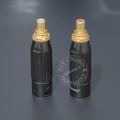 Giác canon ra hoa sen lõi đồng mạ bạc DIY 2 chiếc - 2pcs XLR male to female AV jack diy silver plated copper wire