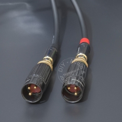 Giác canon ra hoa sen lõi đồng mạ bạc DIY 2 chiếc - 2pcs XLR male to female AV jack diy silver plated copper wire