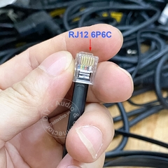 Dây chia RJ12 6P6C bấm chéo cho ngăn kéo tính tiền - RJ12 splitter cable for cash register drawer