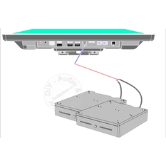 Dây chia RJ12 6P6C bấm chéo cho ngăn kéo tính tiền - RJ12 splitter cable for cash register drawer