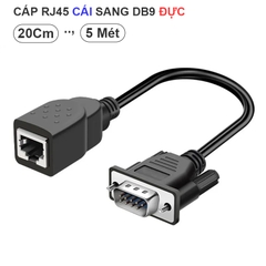 Convenient DB9 to RJ45 Converter Cable for Ethernets Connection Wide Application