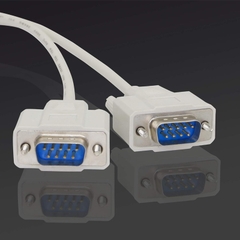 Dây chia cổng RS22 1 ra 2 20cm - DB9 Y Splitter Cable DB9 9 Pin 1 Female to 2 Male Rs232 Serial Splitter Adapter Straight-Through Cable for Connect Various Serial Interface Devices