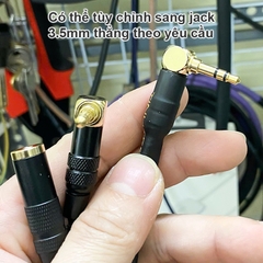 Tentacle and Microphone to Camera Y-Cable - Cáp 3.5 timecode cho Micro Máy ghi âm và Camera