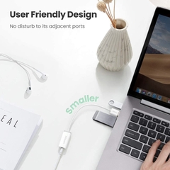 Sound card USB Ugreen US206 30712 - Sound Card External 3.5mm USB Adapter USB to Headphone Speaker Audio Interface for Computer PS4