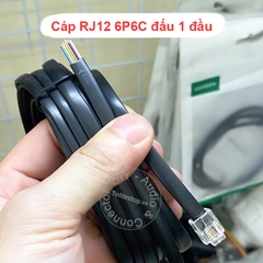 Dây RJ12 bấm sẵn 2 đầu 0.2 đến 20 mét - Telephone signal cable Telecommunication network RJ12 6P6C control device