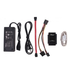 USB sang SATA IDE 2.5 3.5'' DTECH DT-8003A - Cáp đọc ổ cứng SATA ATA DVD-R 2.5/3.5''