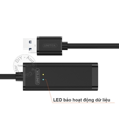 USB 3.0 sang LAN gigabit Unitek Y-3470BK - USB to RJ45 adapter gigabit