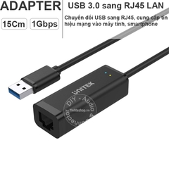 USB 3.0 sang LAN gigabit Unitek Y-3470BK - USB to RJ45 adapter gigabit