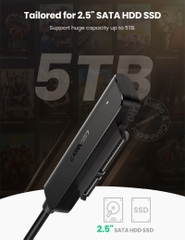 USB 3.0 sang SATA 2.5 Ugreen 70609 - USB A 3.0 to 2.5 inches SATA converter