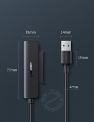USB 3.0 sang SATA 2.5 Ugreen 70609 - USB A 3.0 to 2.5 inches SATA converter
