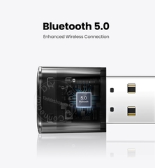 USB bluetooth 5.0 Ugreen CM390 80889 âm thanh HD kết nối 5 thiết bị