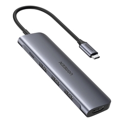 Bộ chia USB-C ra 3 cổng USB 3.0 HDMI 4K USB-C PD 100W Ugreen 50209