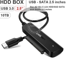 USB C sang SATA 2.5 Ugreen 70610 - USB type-C to SATA 2.5 inches support 10TB