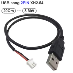 USB to 2pin XH2.54 male cable