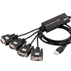 Cáp chuyển USB sang 4 RS232 FTDI chipset Z-Tek ZE-552A