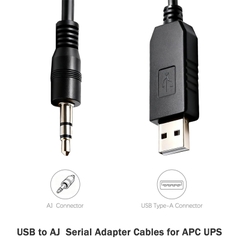 Console Cable with PL2302GT Chip, USB RS232 Serial to 2.5mm TRS Plug PC Link Cable for APC Network Management Card AP9631 AP9630 AP9635