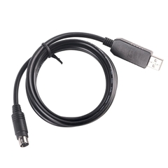 USB to 6-pin Mini Din RS232 Serial Communication Cable for LS XGB XBM XBC