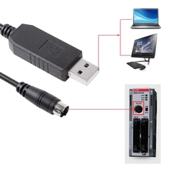 USB to 6-pin Mini Din RS232 Serial Communication Cable for LS XGB XBM XBC