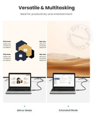 USB type C ra HDMI 4K 1.5 mét Ugreen MM142 50570 - USB-C to HDMI cable support 4K60Hz