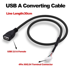 XH2.54 Motherboard Female Header Terminal to USB Cable Adapter