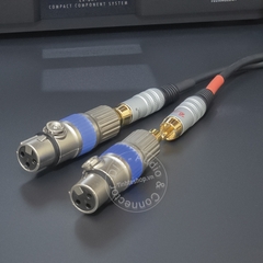 Rắc canon cái ra hoa sen DIY 2 chiếc - XLR female to RCA adapter