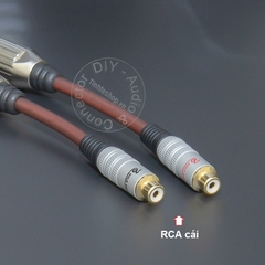 Rắc canon cái sang hoa sen cái 1 cặp 10Cm - XLR female to RCA female adapter