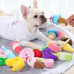 Đồ chơi cho chó mèo bằng bông kêu chút chít