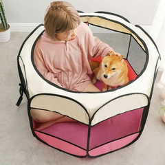 Túi đựng chó mèo ANIME màu trắng viền đen trái tim