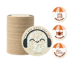 Đế lót ly Lolichill GUfoods - Chất liệu giấy thân thiện môi trường, Tiện lợi, Nhỏ gọn, Sống xanh ăn lành cùng GU