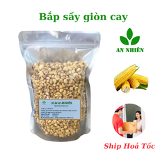 Bắp sấy giòn cay - ngô nếp sấy giòn An Nhiên gói 500g