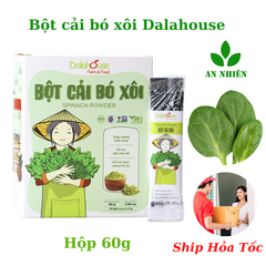 Bột cải bó xôi hữu cơ sấy lạnh Dalahouse hộp 60gr