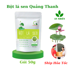 Bột lá sen nguyên chất sấy lạnh Quảng Thanh