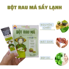 Bột rau má  nguyên chất sấy lạnh Dalahouse hộp 60g (20gói x 3g )