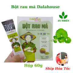 Bột rau má  nguyên chất sấy lạnh Dalahouse hộp 60g (20gói x 3g )