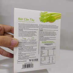 Bột cần tây nguyên chất sấy lạnh Dalahouse 60g (3g x 20 gói)