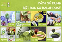 Bột củ dền nguyên chất sấy lạnh Dalahouse 60g gồm 20 gói x 3g