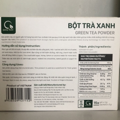 Bột trà xanh nguyên chất sấy lạnh Quảng Thanh 45g (15 gói/hộp)