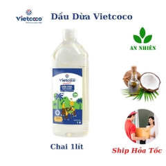 Dầu dừa tinh khiết Vietcoco chai pet 1000ml