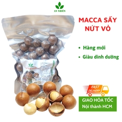 Hạt macca (mắc ca) sấy khô nứt vỏ 500g An Nhiên