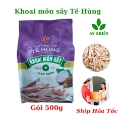 Khoai môn sấy, trái cây sấy Huynh Đệ Tề Hùng Gói 500g