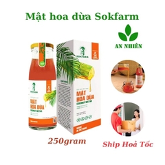 Mật hoa dừa Sokfarm thuần chay thực dưỡng chai 250g