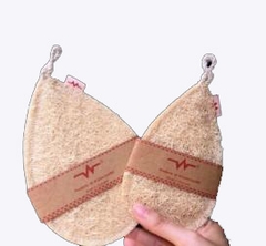 Miếng rửa chén giọt nước nhỏ Xơ Mướp Vi Lâm 8x12.5cm