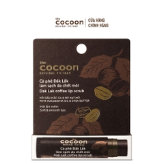 Tẩy da chết môi Cocoon, tẩy tế bào chết môi từ cà phê Đắk Lắk dưỡng môi ẩm mềm 5g