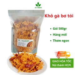 500gr khô gà bơ tỏi - đồ ăn vặt An Nhiên