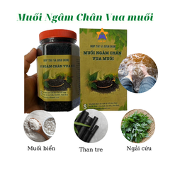Muối ngâm chân thảo dược Vua Muối 550g, sản phẩm từ Hợp Tác Xã Sinh Dược -1