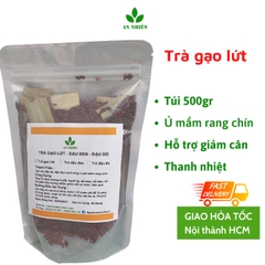 Trà gạo lứt giảm cân thực dưỡng An Nhiên, thanh nhiệt cơ thể gói 500gr