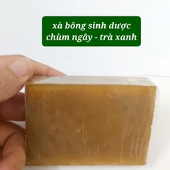 Xà bông sinh dược chùm ngây trà xanh 100g