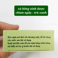 Xà bông sinh dược chùm ngây trà xanh 100g